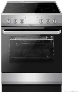 Electric ceramic hob AEG FCCX680009, 60 cm, stainless steel/black
