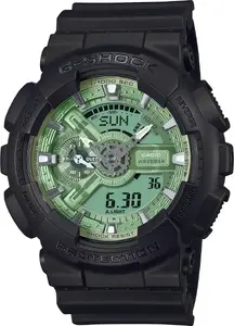 Sporta pulkstenis G-SHOCK Casio GA-110CD-1A3ER — ūdensizturīgs 200 m, melns