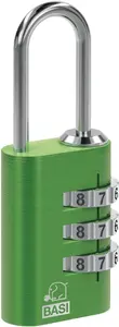 Lock STABILUS Basi 6170-4000-GRÜN luggage lock 21 mm green combination lock