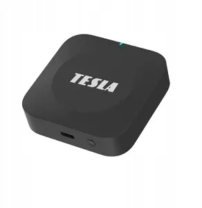 Zigbee Gateway TESLA ZH44 with Wi‑Fi and BLE, black — smart home bridge, model SHTEZH010