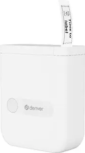 Label printer DENVER MBP-16W — direct thermal, 15 mm/s print speed, Bluetooth 5.3, USB, white