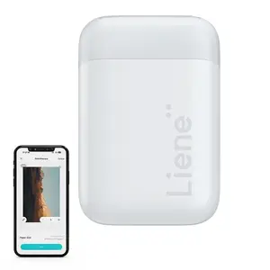 Pārnēsājams fotoprinteris Liene Pearl 2x3" (balts) — mobils printeris 2×3 collu drukai