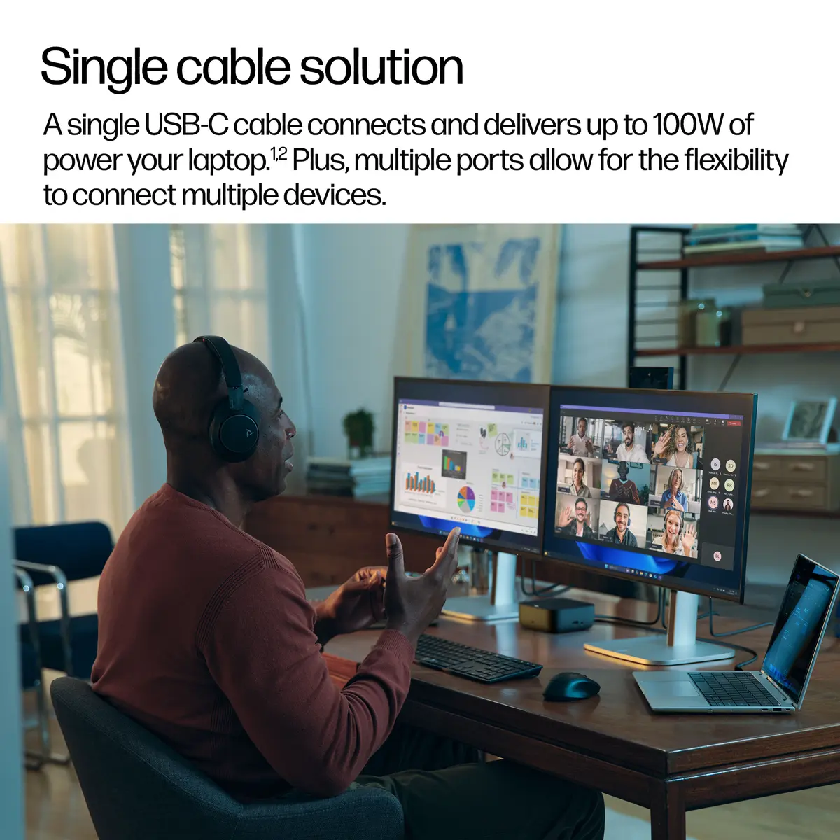 HP USB-C 100W G6 Docking Station Photo 9