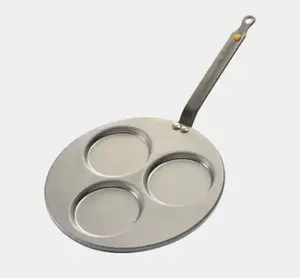 Sauteuse panna DE 5612.03, nerūsējošā tērauda, apaļa, Ø 27 cm, augstums 12 mm