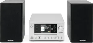 Internet/Analog-Digital Radio TechniSat Viola 710 CD IR — DAB+/FM, 40W RMS, 7.11 cm TFT, Wi‑Fi (Silver)