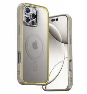 Aizmugurējais vāciņš AOHI The Future Magarmor priekš iPhone 16 Pro Desert Titanium