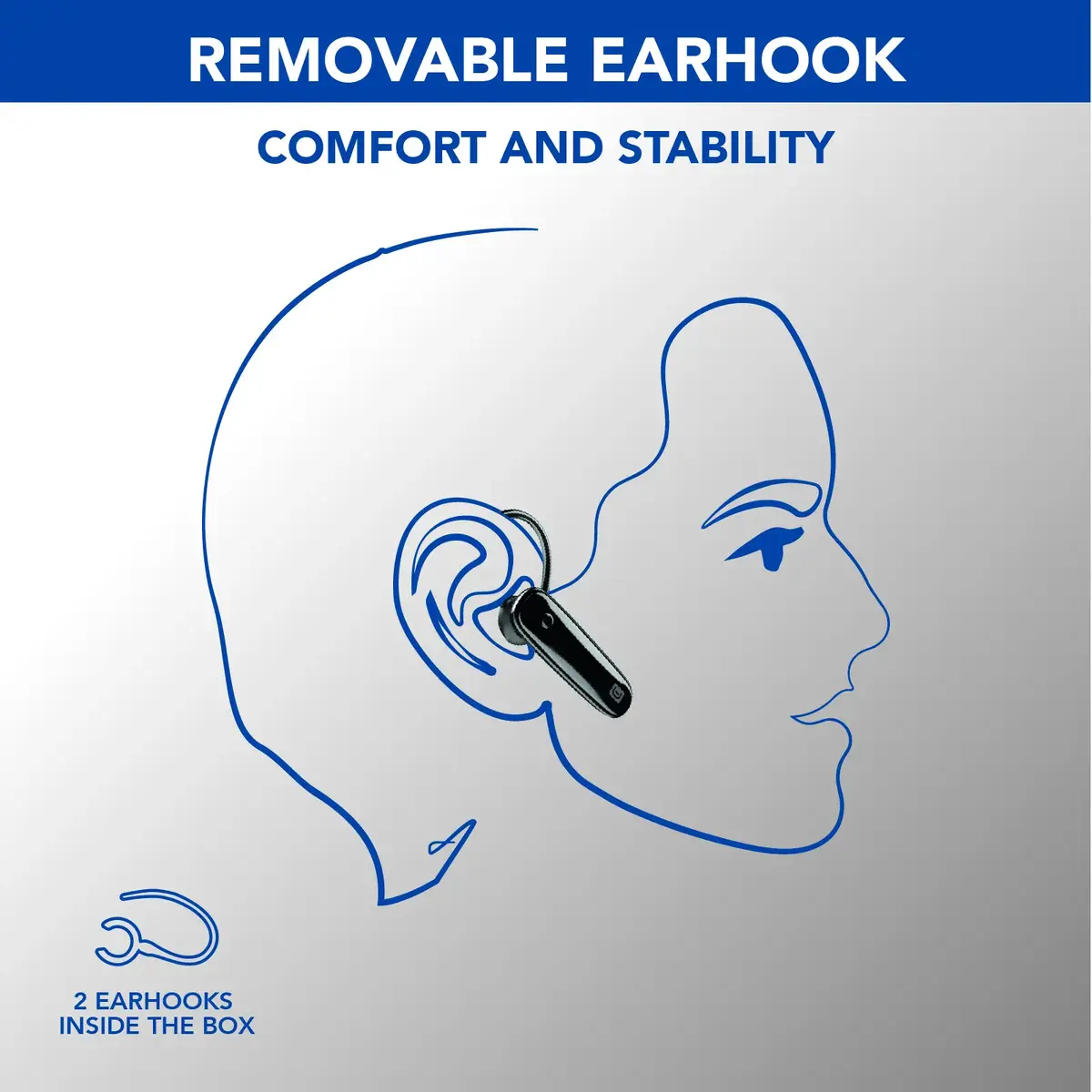 Cellularline SCORE Ergonomic mono Bluetooth austiņas Photo 5