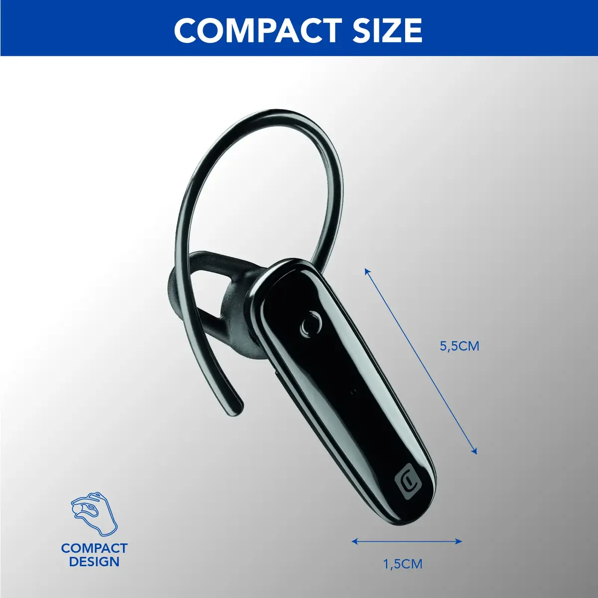 Cellularline SCORE Ergonomic mono Bluetooth austiņas Photo 7