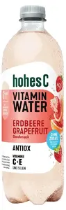 Bottled mineral water Hohes C Antiox Strawberry-Grapefruit PET 0.75 L
