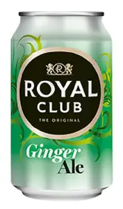 Bezalkoholisks dzēriens Royal Club Ginger Ale, bundža 0,33 l (DEP)