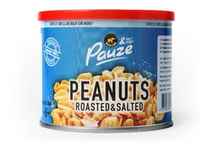 Roasted Salted Peanuts Pauze 150 g — Jar packaging
