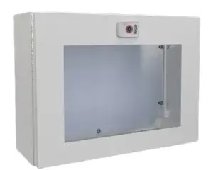 Elektriskais korpuss Rittal 1611.100 — polikarbonāta korpuss, tērauda durvis, IP65, 400×155×300 mm