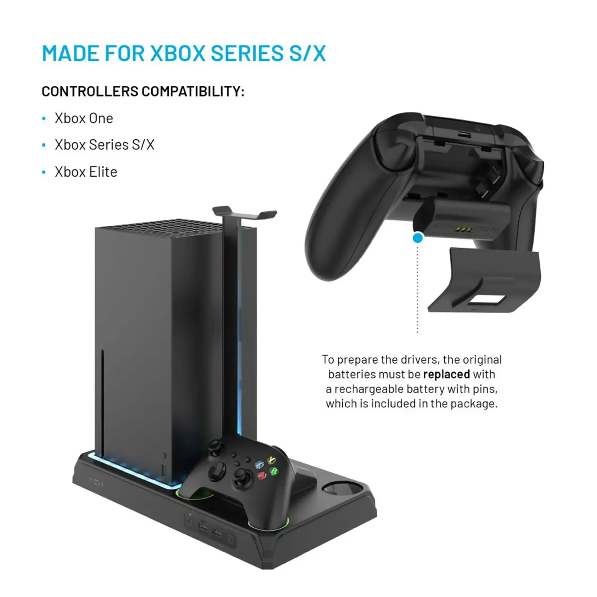 FIXED Multifunctional Station док-станция для Xbox Series X/S Photo 3