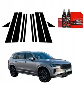 Stikla apdares plēve GrizzGlass BodyShield Black Volvo V90 (2026) — komplekts 10 gab.