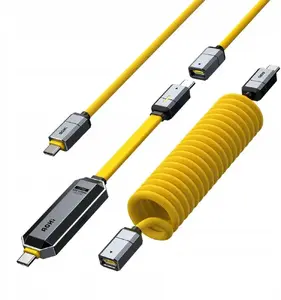 USB kabelu komplekts AOHI The Future Magflash 2‑in‑1 ar 512GB atmiņu, modelis AOC-L015