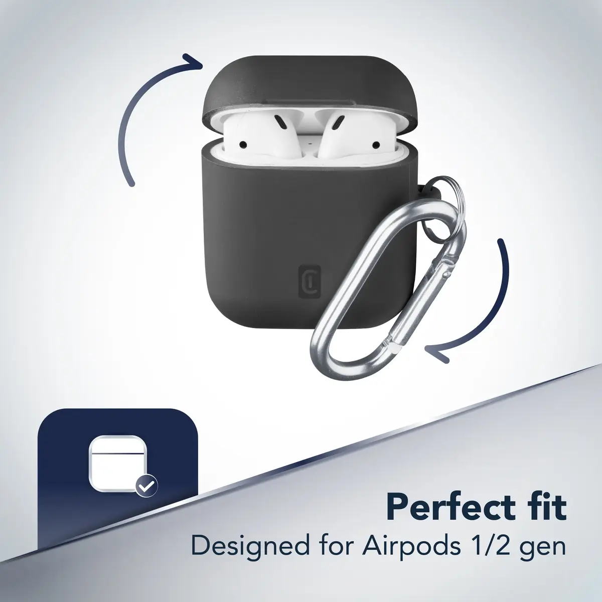 Cellularline Bounce AirPods 1&2 silicone case Photo 2