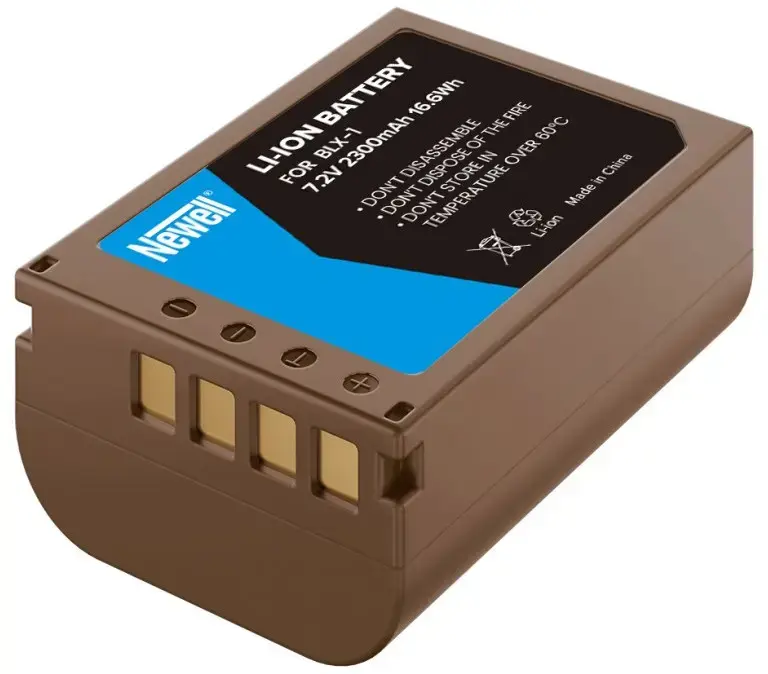 Uzlādējams Newell BLX-1 USB‑C akumulators priekš Olympus Photo 3