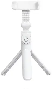 Selfie Stick/Tripod SSTR-12 white — portable 2-in-1 phone mount