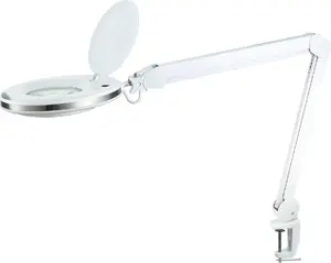 Galda lampa Rebel Tools modelis NAR0465-2, balta, kompakts galda apgaismojums