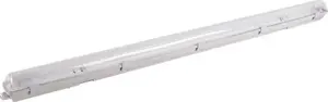 Volteno LED watertight luminaire for 1x120cm tube, IP65, ABS+PS housing, 126.5×6.9×8.3 cm