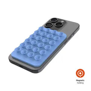 Phone Bike Mount FIXED MagMate blue — passive magnetic holder for mobile phones, bicycle use