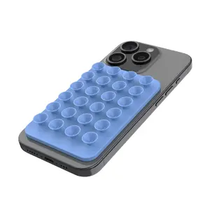 Phone Bike Mount FIXED MagMate blue — passive magnetic holder for mobile phones, bicycle use