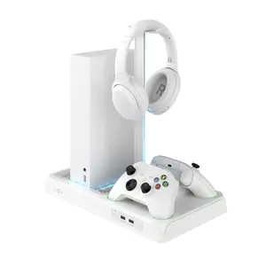 Daudzfunkcionāla dokstacija FIXED priekš Xbox Series X/S, balta, bezvadu savienojums
