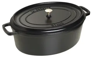 Roasting pan Staub 40509-509-0, cast iron, 12 L, Ø 41 cm, black