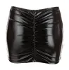 Мини-юбка Cottelli Collection XL — чёрный wetlook Photo 7