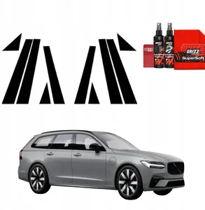 Aizsargplēve GrizzGlass BodyShield Black priekš Volvo V90 (2021–2025) 10 in 1