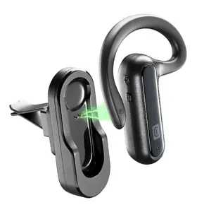 Headset Cellularline Mono Bluetooth with car holder — wireless Bluetooth, 10 m range, 113 g, black