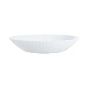 Dinner bowl Luminarc BLOOM 20 cm, opal glass, white