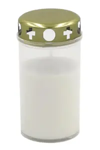 Candle with Lid Newill — White 40H Burn Time, Scented/Unscented Not Specified