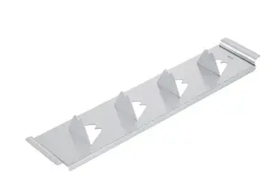Potato holder accessory Rosle 25081 for outdoor barbecue/grill, stainless steel, 95×465×55 mm