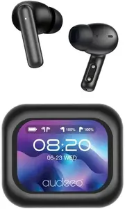 Patiesi bezvadu austiņas Audeeo Prism (melnas) TWS — modelis AOPRISM