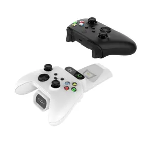 Divvietīga uzlādes dokstacija Xbox Series S/X un One bezvadu pultīm, balta — 1400 mAh Li‑Ion, 3 V