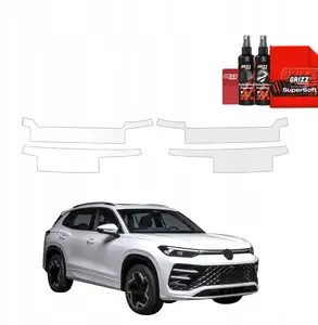 Protective Door Sill Film GrizzGlass BodyShield for Volkswagen Tayron 2025–2026 — Set 4 pieces