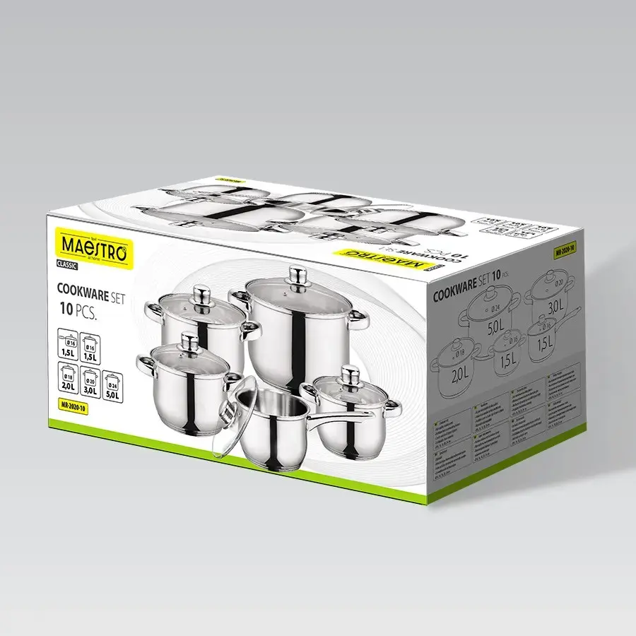 Maestro MR-2020-10 10 daļu trauku komplekts Photo 4