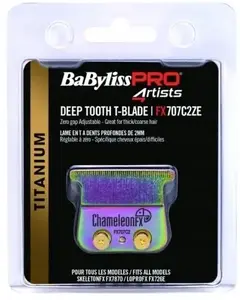 Asmens trimmerim BaByliss PRO FX707C2ZE Skeleton Chameleon Titanium 2.0 — nomaiņas asmens