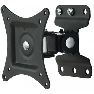 TV wall mount bracket Techly ICA-LCD-201BK for 76.2 cm (30") screens, VESA 75x75–100x100, tilt ±15°, swivel 360°