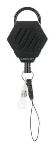Retractable hook accessory for handheld mobile computer MOBILIS 001392, black, 1 pc