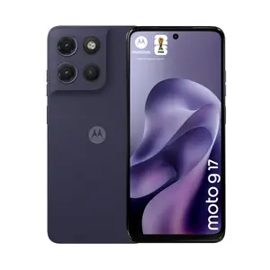 Смартфон Motorola moto g17 — 6.72" (17.1 см) FHD+ дисплей, MediaTek Helio G81, 4 ГБ ОЗУ, 128 ГБ, 50 МП двойная камера, 5200 мАч, Dual SIM, фиолетовый