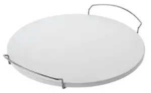 Pizza stone Rosle 25074 — stone baking surface 410×465×65 mm, outdoor barbecue accessory