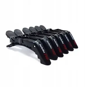 Hairdressing sectioning clips BaByliss PRO M2941E — set of 6 metal clips for styling and sectioning