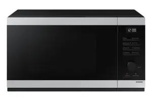 Гриль-микроволновая печь Samsung MG32DG4524CT, настольная, 32 л, 900 Вт, нержавеющая сталь, LED-дисплей, поворотное и сенсорное управление