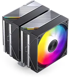 CPU cooler Jonsbo CA80 Dual-Tower, 2×120mm PWM fans, ARGB, black