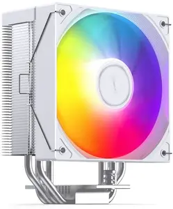 CPU cooler Jonsbo CB40 WHITE ARGB, PWM control, ARGB lighting, compact tower, white