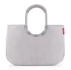 Tote bag Reisenthel loopshopper L — White, 25 L, 460×250 mm, aluminium frame
