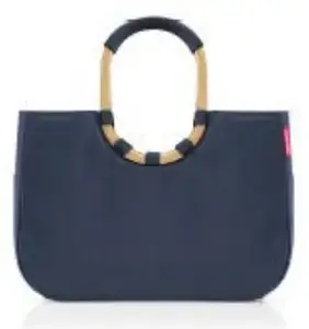 Tote bag Reisenthel loopshopper L — Blue, 25 L, 460 × 250 mm, aluminium frame