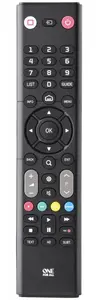 Remote control One For All URC1311 — IR wireless TV remote, press-button, black/grey